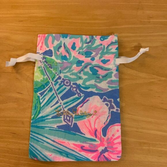 NWOT Lilly Pulitzer Drawstring Jewelry, Travel, Accessories Bag - Picture 1 of 5